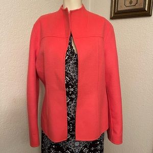 Peck & Peck Pink Wool Blazer